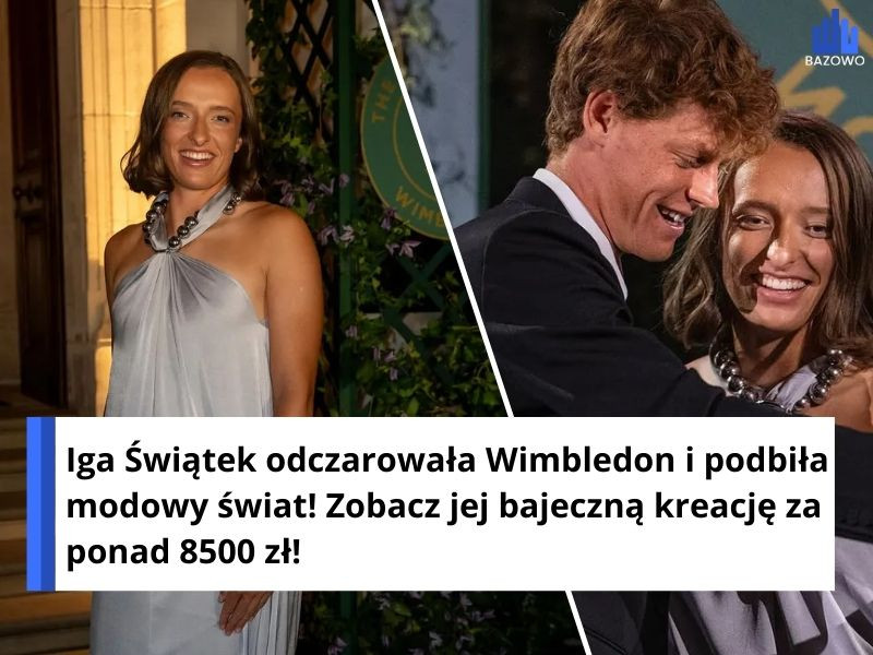 Iga Świątek odczarowała Wimbledon i podbiła modowy świat! Zobacz jej bajeczną kreację za ponad 8500 zł!